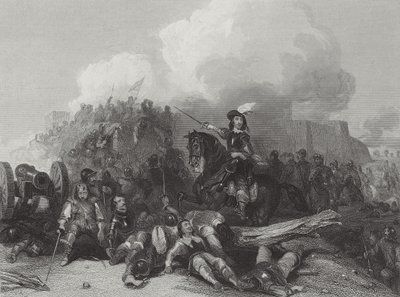 Assaut de Bristol, gravé par J.C. Varrall 1844 - George Cattermole